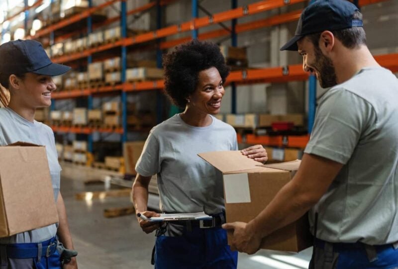 Warehouse operations during peak season